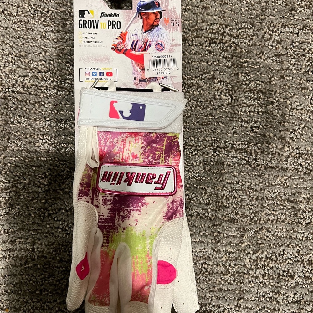 Kids' Multicolor TeeBall Glove - Size Medium